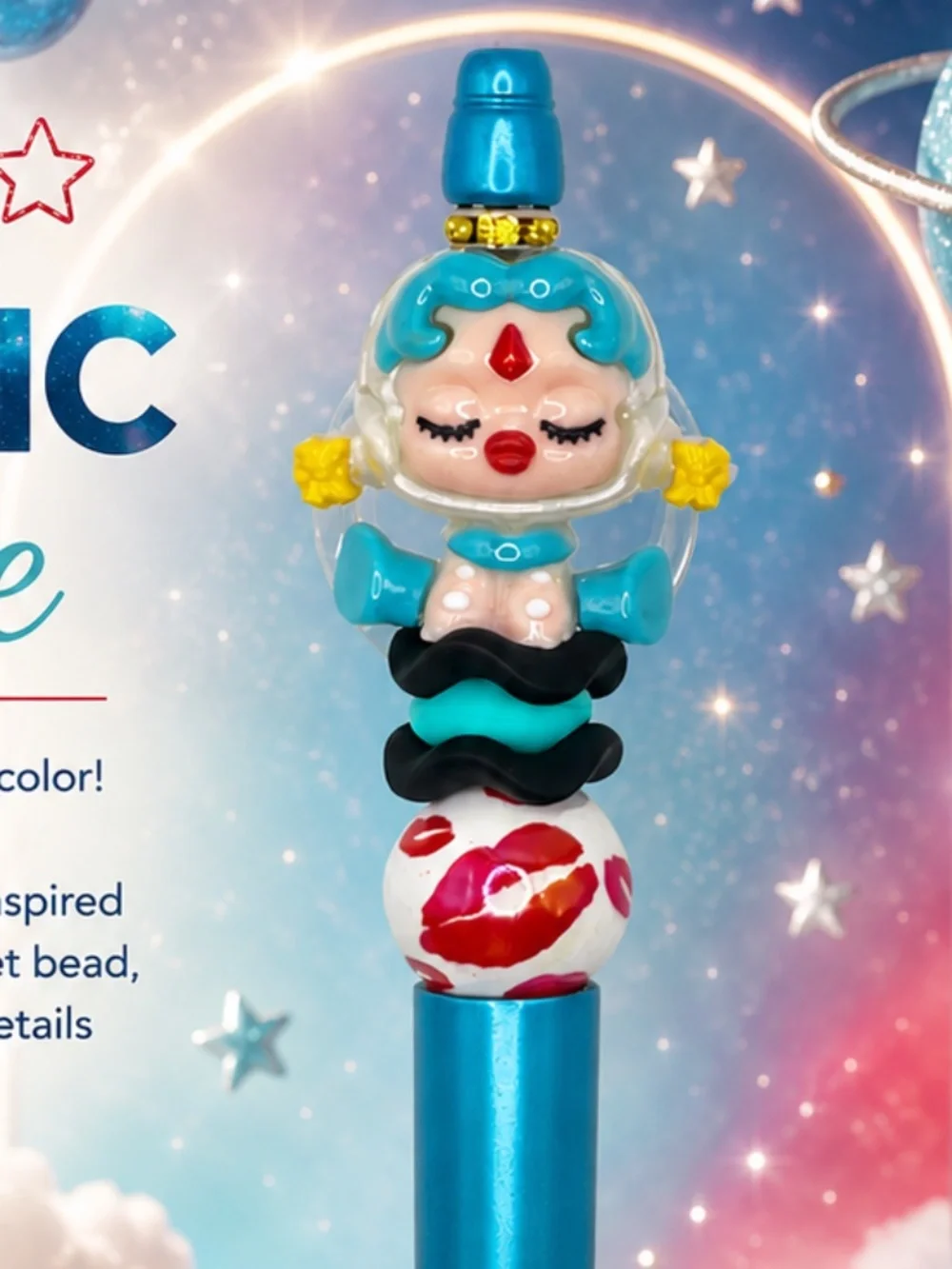 Aqua Cosmic Cutie Pen